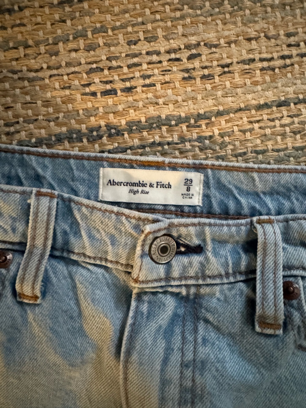 Abercrombie Denim Skirt 29/8 - Picture 6 of 7